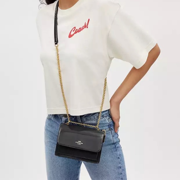 New🖤Coach Black Mini Klare Crossbody Bag - Picture 1 of 6